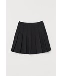 H&M | H&M - プリーツスカート - ブラック(裙子)