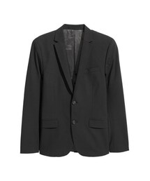H&M - スキニーフィット ウールジャケット - ブラック