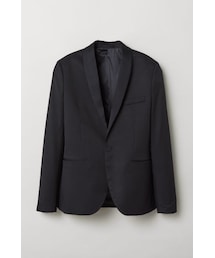 H&M | H&M - スリムフィット タキシードジャケット - ブラック(テーラードジャケット)