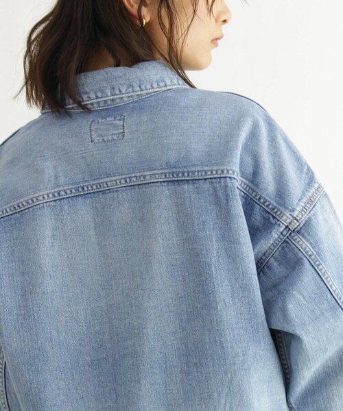 OZOC（オゾック）の「【Wrangler/ラングラー】デニムジャケット（ジャケット/アウター・レディース・ライトブルー(091)/タバコブラウン(054)・38(M)）」の15枚目の写真