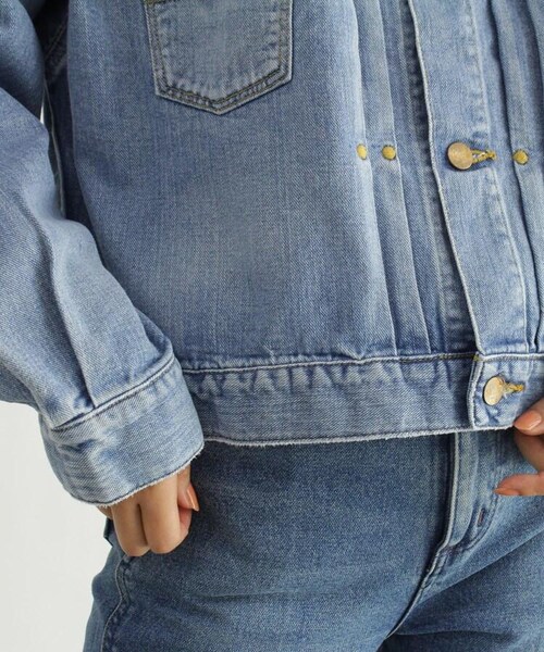 OZOC（オゾック）の「【Wrangler/ラングラー】デニムジャケット（ジャケット/アウター・レディース・ライトブルー(091)/タバコブラウン(054)・38(M)）」の19枚目の写真