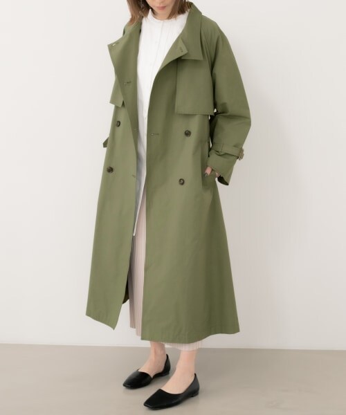 LOWRYS FARM（ローリーズファーム）の「スタンドトレンチＣＯＡＴ（ジャケット/アウター・ベージュ/カーキ）」の6枚目の写真