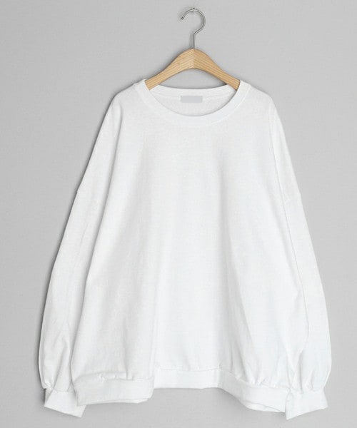 DHOLIC（ディーホリック）の「ラウンドボクシースウェット（スウェット・レディース・グリーン/ホワイト/ブラック/パープル/イエロー/ピンク・FREE）」の2枚目の写真