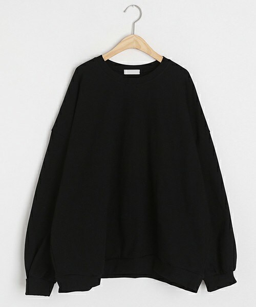 DHOLIC（ディーホリック）の「ラウンドボクシースウェット（スウェット・レディース・グリーン/ホワイト/ブラック/パープル/イエロー/ピンク・FREE）」の3枚目の写真