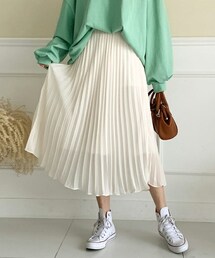 DHOLIC | プリーツシフォンスカート(スカート)