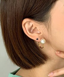 DHOLIC | リングパールピアス(ピアス(両耳用))
