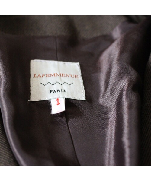 no brand（ノーブランド）の「LAFEMMENUE PARIS フランス製 ブラウン