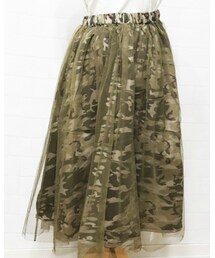 i.Rina | チュール重ねミディスカート(スカート)