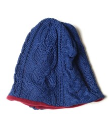 ALDIES | Cable Watch Cap(Blue)(ニットキャップ/ビーニー)