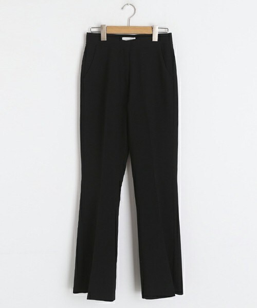 DHOLIC(ディーホリック)の「セミブーツカットスラックス(スラックス・レディース・パープル/ブラック・S/M)」の2枚目の写真