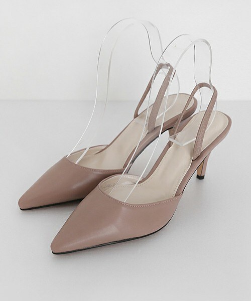 DHOLIC（ディーホリック）の「ゴムハイヒールシューズ（パンプス・レディース・ブラック/ブラウン/ピンク/ベージュ・225/230/235/240/245/250）」の4枚目の写真