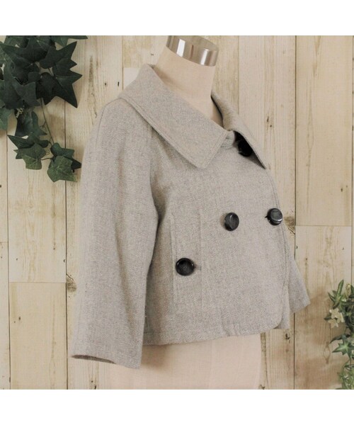 no brand（ノーブランド）の「3rd WAVE グレーピンクツイードラメ  