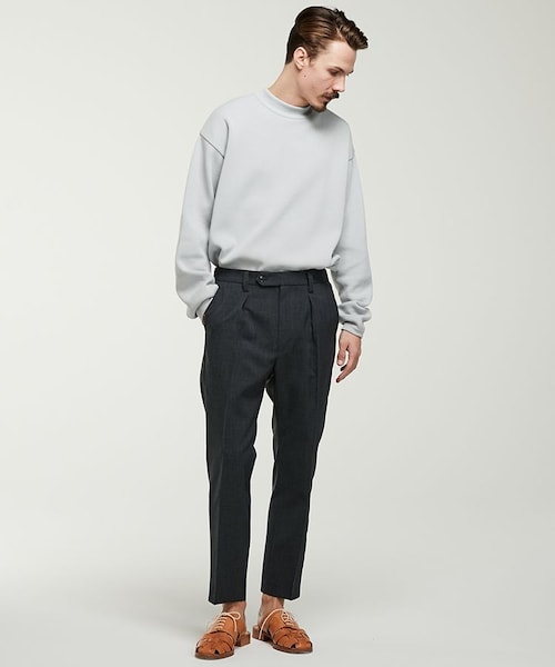 LIDNM（リドム）の「TAPERED ANKLE SLACKS（スラックス・メンズ・グレー系・SMALL/MEDIUM/LARGE）」の5枚目の写真
