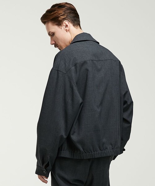 LIDNM（リドム）の「W POCKET BLOUSON（ブルゾン・メンズ・グレー系・MEDIUM/LARGE）」の5枚目の写真