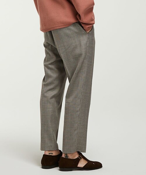 LIDNM（リドム）の「GUN CLUB CHECK SLACKS（スラックス・メンズ・ベージュ系・SMALL/MEDIUM/LARGE）」の4枚目の写真