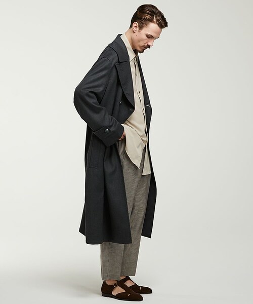 LIDNM（リドム）の「GUN CLUB CHECK SLACKS（スラックス・メンズ・ベージュ系・SMALL/MEDIUM/LARGE）」の6枚目の写真