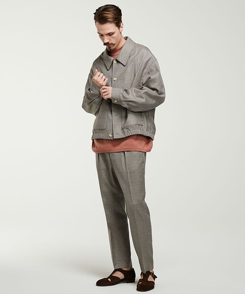 LIDNM（リドム）の「GUN CLUB CHECK SLACKS（スラックス・メンズ・ベージュ系・SMALL/MEDIUM/LARGE）」の8枚目の写真
