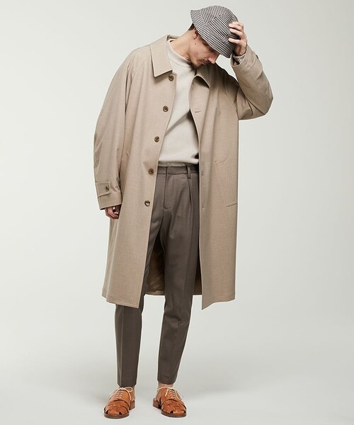 LIDNM（リドム）の「HI STRETCH SKINNY SLACKS（スラックス・メンズ・ブラウン系・SMALL/MEDIUM/LARGE）」の6枚目の写真