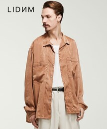 LIDNM | W POCKET OPEN COLLAR(シャツ/ブラウス)