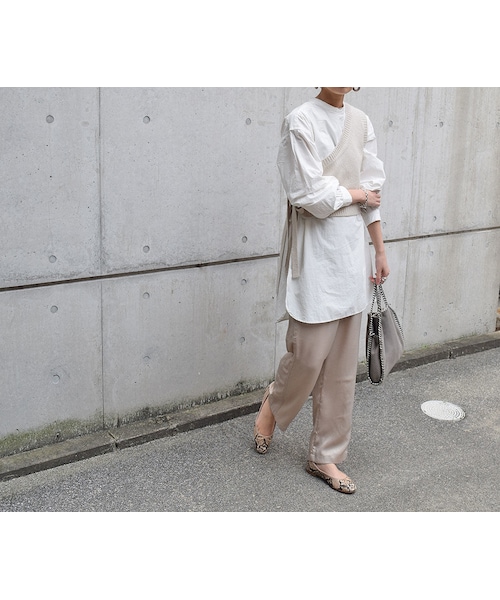 no brand（ノーブランド）の「ヴィンテージサテンラインPT（その他パンツ・レディース・その他）」の6枚目の写真