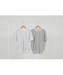 cache cache | Undeny  ボーダービッグTシャツ  (Tシャツ/カットソー)