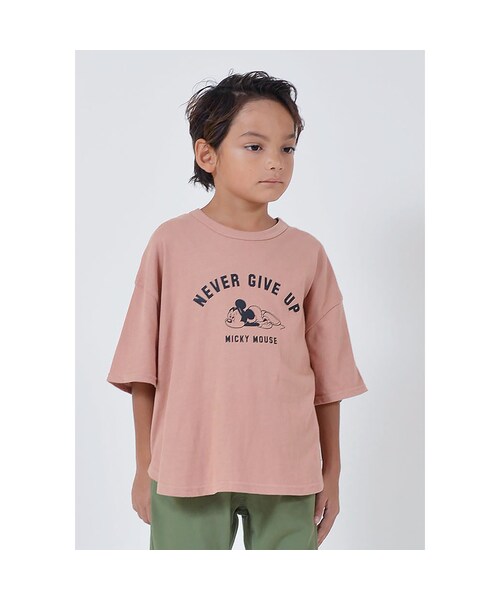 cache cache（カシュ カシュ）の「Fov　NEVER GIVE UP Mickey　Tシャツ   （Tシャツ/カットソー・キッズ・その他）」の3枚目の写真
