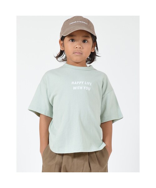 cache cache（カシュ カシュ）の「GENERATOR　HAPPY LIFE  Tシャツ（Tシャツ/カットソー・キッズ・その他）」の4枚目の写真