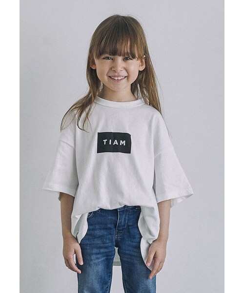 cache cache（カシュ カシュ）の「GENERATOR　BOX LOGO TIAM　Tシャツ（Tシャツ/カットソー・キッズ・その他）」の3枚目の写真
