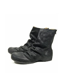 The Viridi-anne | 14A/W The Viridi-anne インヒールベロアブーツ BLACK(ブーツ)