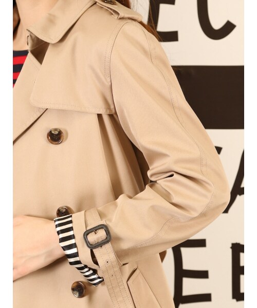 Rouge vif la cle（ルージュヴィフラクレ）の「ライナー付きロングトレンチ【予約】（ジャケット/アウター・レディース・ベージュ・36/38）」の7枚目の写真
