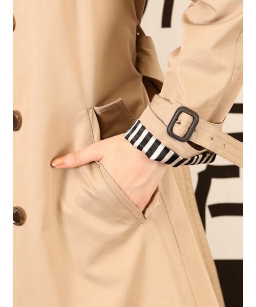 Rouge vif la cle（ルージュヴィフラクレ）の「ライナー付きロングトレンチ【予約】（ジャケット/アウター・レディース・ベージュ・36/38）」の8枚目の写真