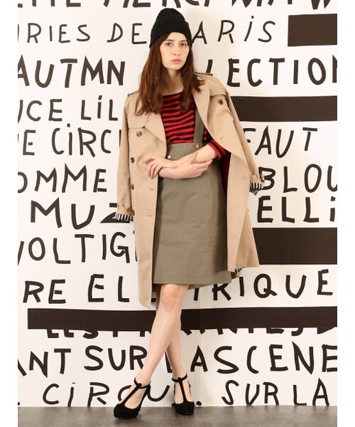 Rouge vif la cle（ルージュヴィフラクレ）の「ライナー付きロングトレンチ【予約】（ジャケット/アウター・レディース・ベージュ・36/38）」の10枚目の写真