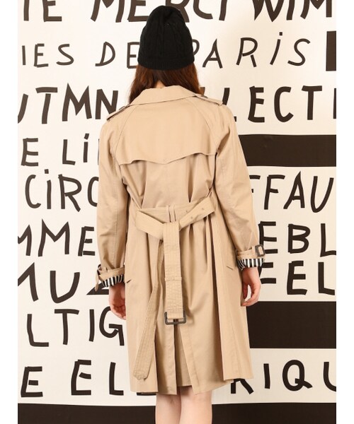 Rouge vif la cle（ルージュヴィフラクレ）の「ライナー付きロングトレンチ【予約】（ジャケット/アウター・レディース・ベージュ・36/38）」の4枚目の写真