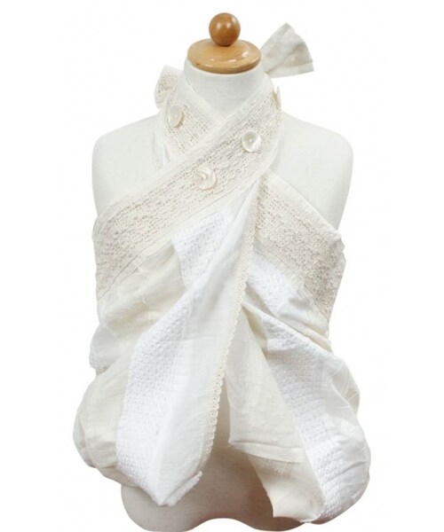 Natural Boo（ナチュラルブー）の「ケープショール（パッチワーク生地）（ファッション雑貨・キッズ・ナチュラル・S(120~130cm)/L(140~150cm)）」の6枚目の写真