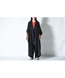 my beautiful landlet | My Beautiful Landlet ウール袖紐ワイドロングコート(その他アウター)