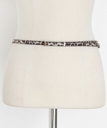 DHOLIC | レオパードスリムベルト(ベルト)