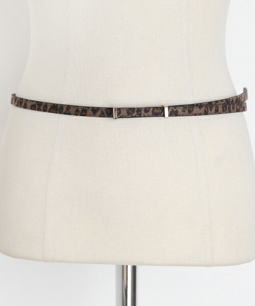 DHOLIC（ディーホリック）の「レオパードスリムベルト（ベルト・レディース・ベージュ/ブラウン/その他・FREE）」の2枚目の写真