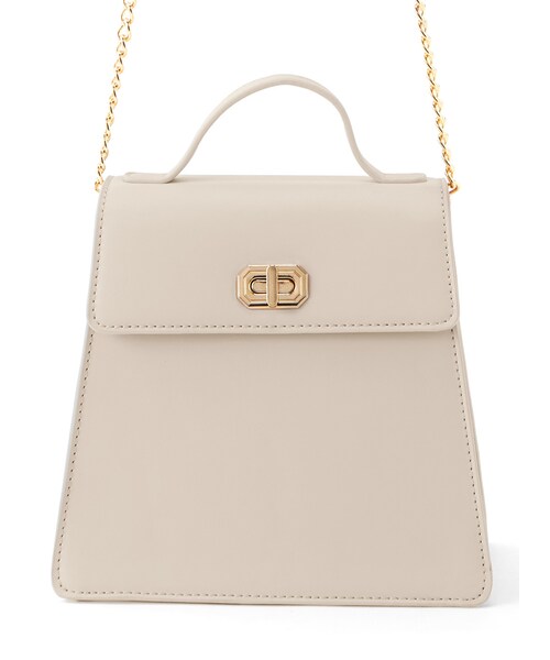 GRL（グレイル）の「台形ショルダーバッグ（ショルダーバッグ・レディース・ブルー/ブラック/ベージュ/モカ/オフホワイト/オリーブ/グレージュ・F）」の5枚目の写真