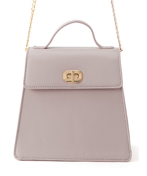 GRL（グレイル）の「台形ショルダーバッグ（ショルダーバッグ・レディース・ブルー/ブラック/ベージュ/モカ/オフホワイト/オリーブ/グレージュ・F）」の6枚目の写真