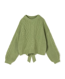 GRL | バックスリットケーブル編みニットトップス(ニット/セーター)