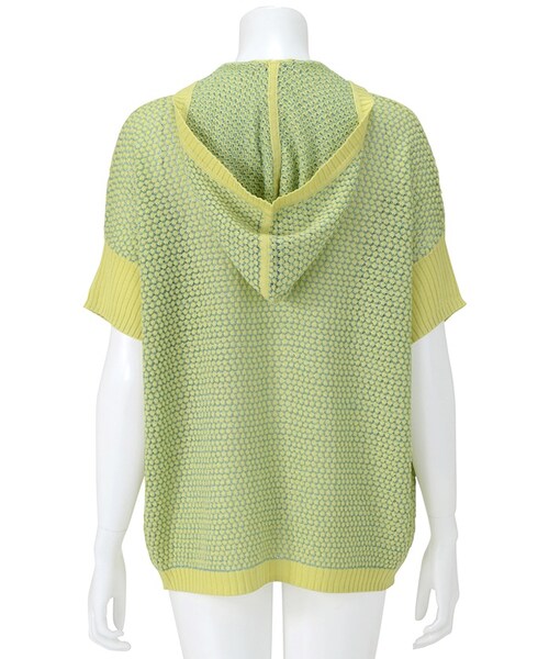 Ne-net（ネネット）の「ネ・ネット / スターニット / カーディガン（トップス・レディース・off white(02)/yellow(06)/light blue(11)・02）」の4枚目の写真