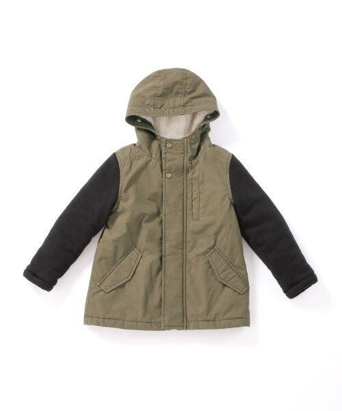 GLOBAL WORK（グローバルワーク）の「【WEB先行予約】モッズコート（ジャケット/アウター・キッズ・カモフラ01/カーキ72/カーキブラウン78・Ｓ（90～100cm）/Ｍ（100～110cm）/Ｌ（110～120cm）/ＸＬ(120～130cm)）」の5枚目の写真