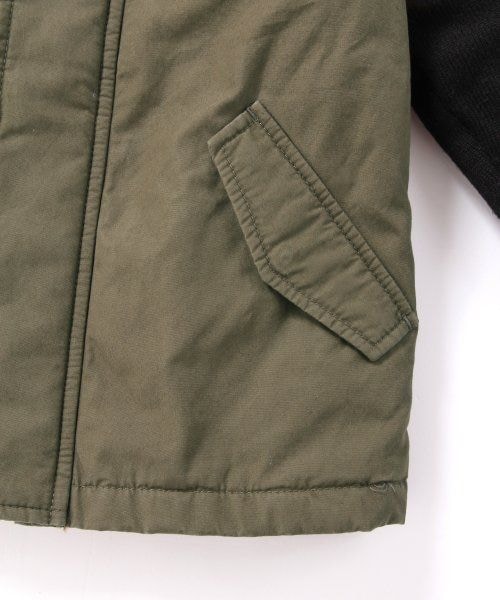 GLOBAL WORK（グローバルワーク）の「【WEB先行予約】モッズコート（ジャケット/アウター・キッズ・カモフラ01/カーキ72/カーキブラウン78・Ｓ（90～100cm）/Ｍ（100～110cm）/Ｌ（110～120cm）/ＸＬ(120～130cm)）」の10枚目の写真