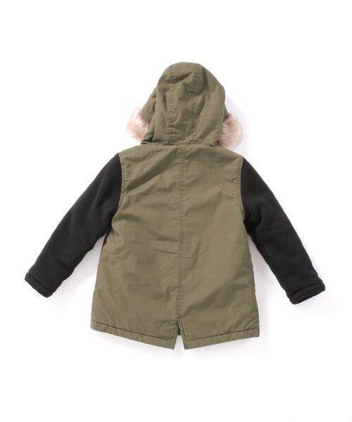 GLOBAL WORK（グローバルワーク）の「【WEB先行予約】モッズコート（ジャケット/アウター・キッズ・カモフラ01/カーキ72/カーキブラウン78・Ｓ（90～100cm）/Ｍ（100～110cm）/Ｌ（110～120cm）/ＸＬ(120～130cm)）」の4枚目の写真
