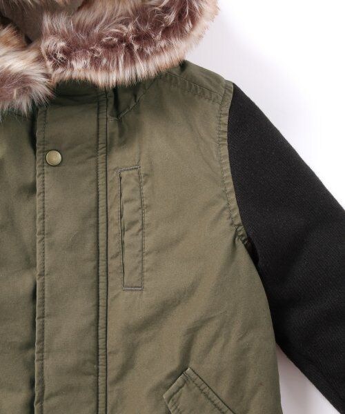 GLOBAL WORK（グローバルワーク）の「【WEB先行予約】モッズコート（ジャケット/アウター・キッズ・カモフラ01/カーキ72/カーキブラウン78・Ｓ（90～100cm）/Ｍ（100～110cm）/Ｌ（110～120cm）/ＸＬ(120～130cm)）」の7枚目の写真