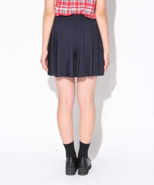 repipi armario（レピピ アルマリオ）の「シフォンプリーツキュロット（スカート・レディース・レッド/グリーン/ネイビー・ＸＳ/Ｍ）」の5枚目の写真