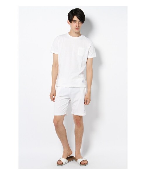 B.C STOCK（ベーセーストック）の「ワンマイルウェア(セット)（カットソー・Ｔシャツ・メンズ・グレーA/ホワイト/グリーン/ネイビー・38/40/42）」の2枚目の写真
