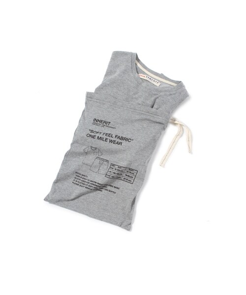 B.C STOCK（ベーセーストック）の「ワンマイルウェア(セット)（カットソー・Ｔシャツ・メンズ・グレーA/ホワイト/グリーン/ネイビー・38/40/42）」の18枚目の写真
