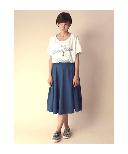 w closet（ダブルクローゼット）の「キャンバススリッポン（シューズ・レディース・ギンガムチェック/ホワイト/ヒッコリー・M/L）」の9枚目の写真