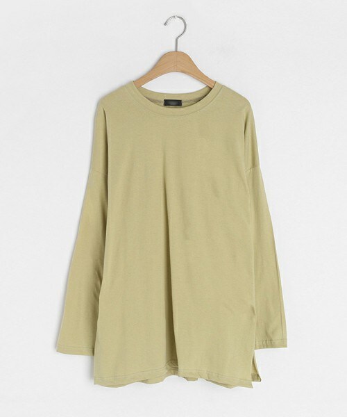 DHOLIC(ディーホリック)の「コットンボクシーTシャツ(Tシャツ/カットソー・レディース・ブルー/ホワイト/グリーン/ブラック/オレンジ・FREE)」の4枚目の写真